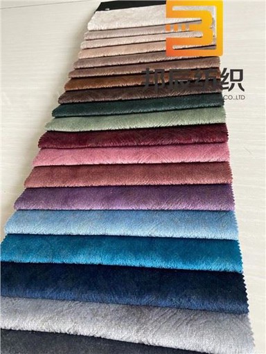 2021 In vải Sofa nhung Hà Lan 100% Polyester để bọc ghế